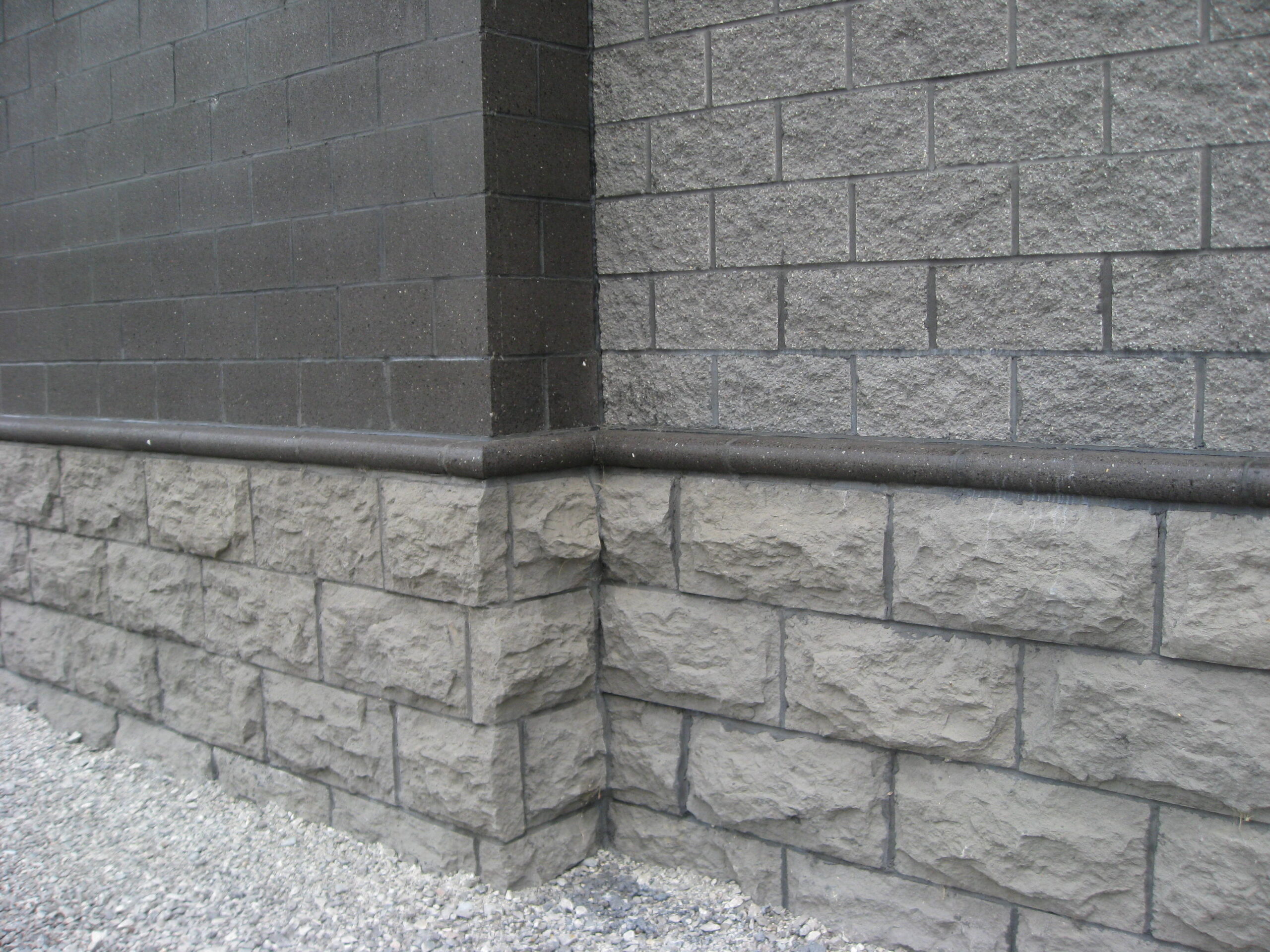 Split Face CMU Wall Done by Atlanta Masonry Company